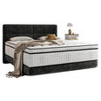 BOXSPRINGBETT 180/200 cm  in Schwarz  - Schwarz, KONVENTIONELL, Holz/Textil (180/200cm) - Esposa