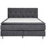 BOXSPRINGBETT 180 200 cm in Grau - Chromfarben/Grau, KONVENTIONELL, Textil/Metall (180 200 cm) - Elegando BOXSPRINGBETT 180 200 cm in Grau - Chromfarben/Grau, KONVENTIONELL, Textil/Metall (180 200 cm) - Elegando