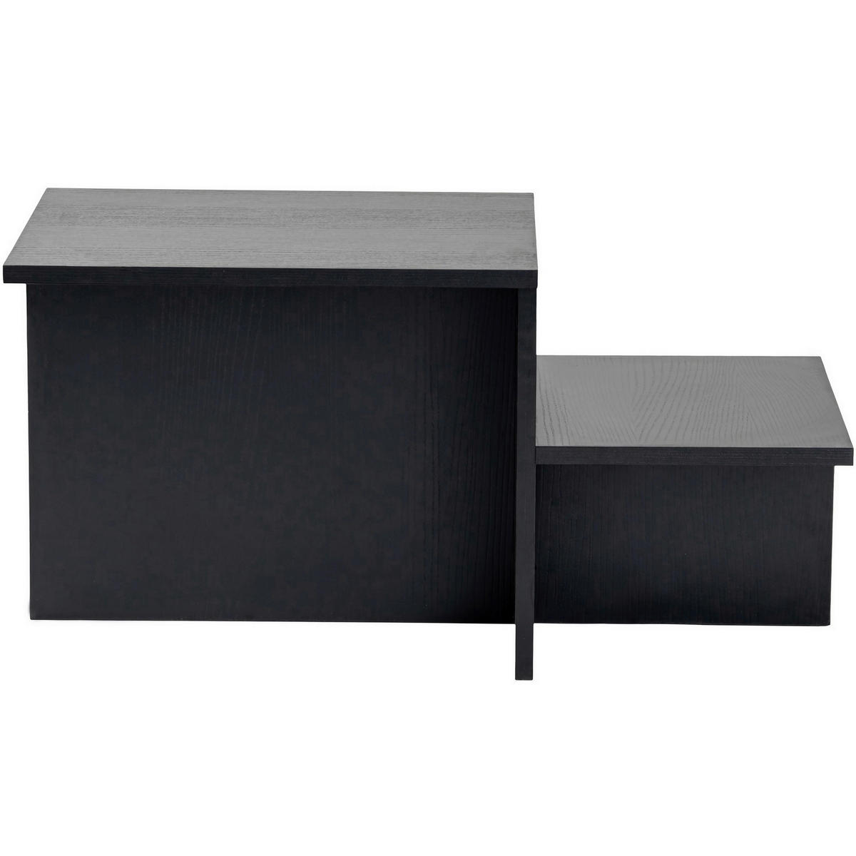COUCHTISCH Schwarz  - Schwarz, Design, Holzwerkstoff (80/40/40cm) - MID.YOU