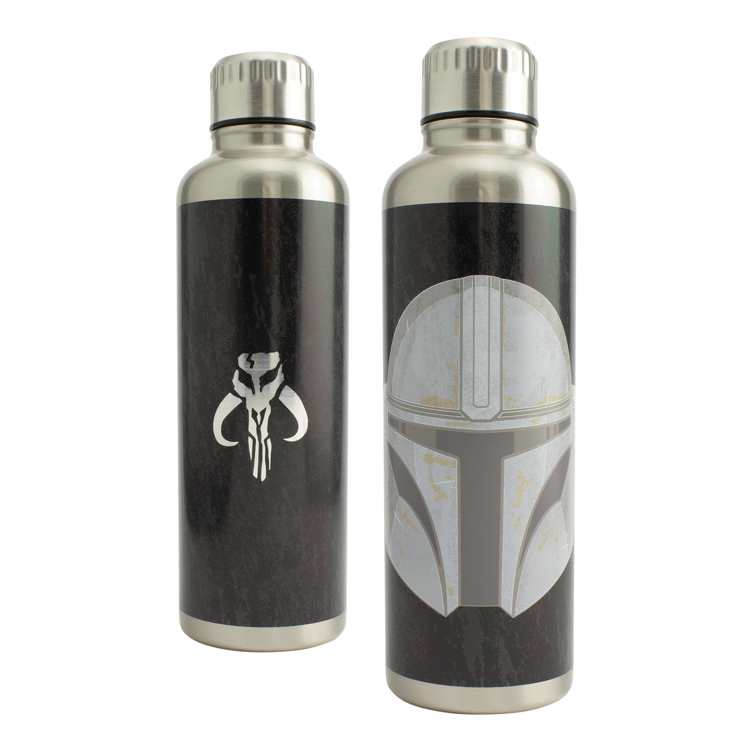 UNIVERSALFLASCHE Mandalorian - Weiß, Basics, Metall (23/7/7cm) - Star Wars