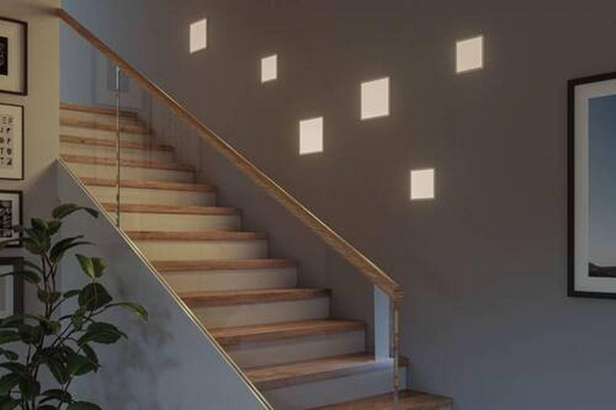 LED-PANEEL  - Weiß, Design, Kunststoff (23,0/23,0cm) - Paulmann