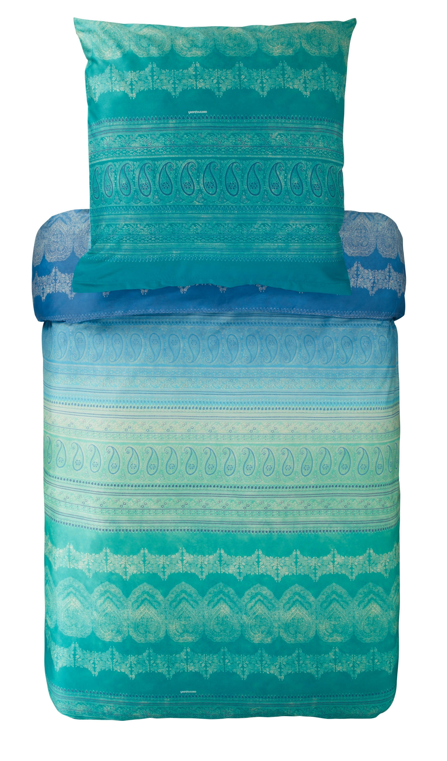 BETTWÄSCHE BRUNELLESCHI 200/200 cm  - Smaragdgrün, LIFESTYLE, Textil (200/200cm) - Bassetti