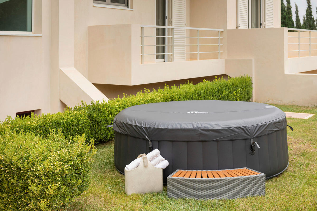 WHIRLPOOL MSPA COMFORT BERGEN 180/70 cm  - Blau/Anthrazit, KONVENTIONELL, Kunststoff (180/70cm)