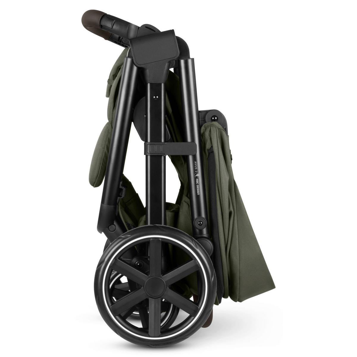 BUGGY Avus 2  - Schwarz/Olivgrün, Basics, Metall (54/111/80cm) - ABC Design