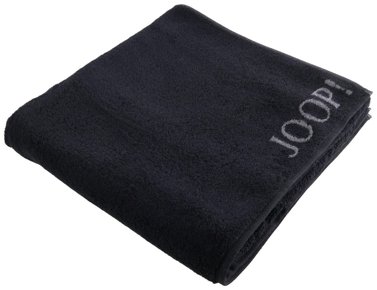 TÖRÖLKÖZŐ 80/150 cm fekete  - fekete, Design, textil (80/150cm) - Joop!