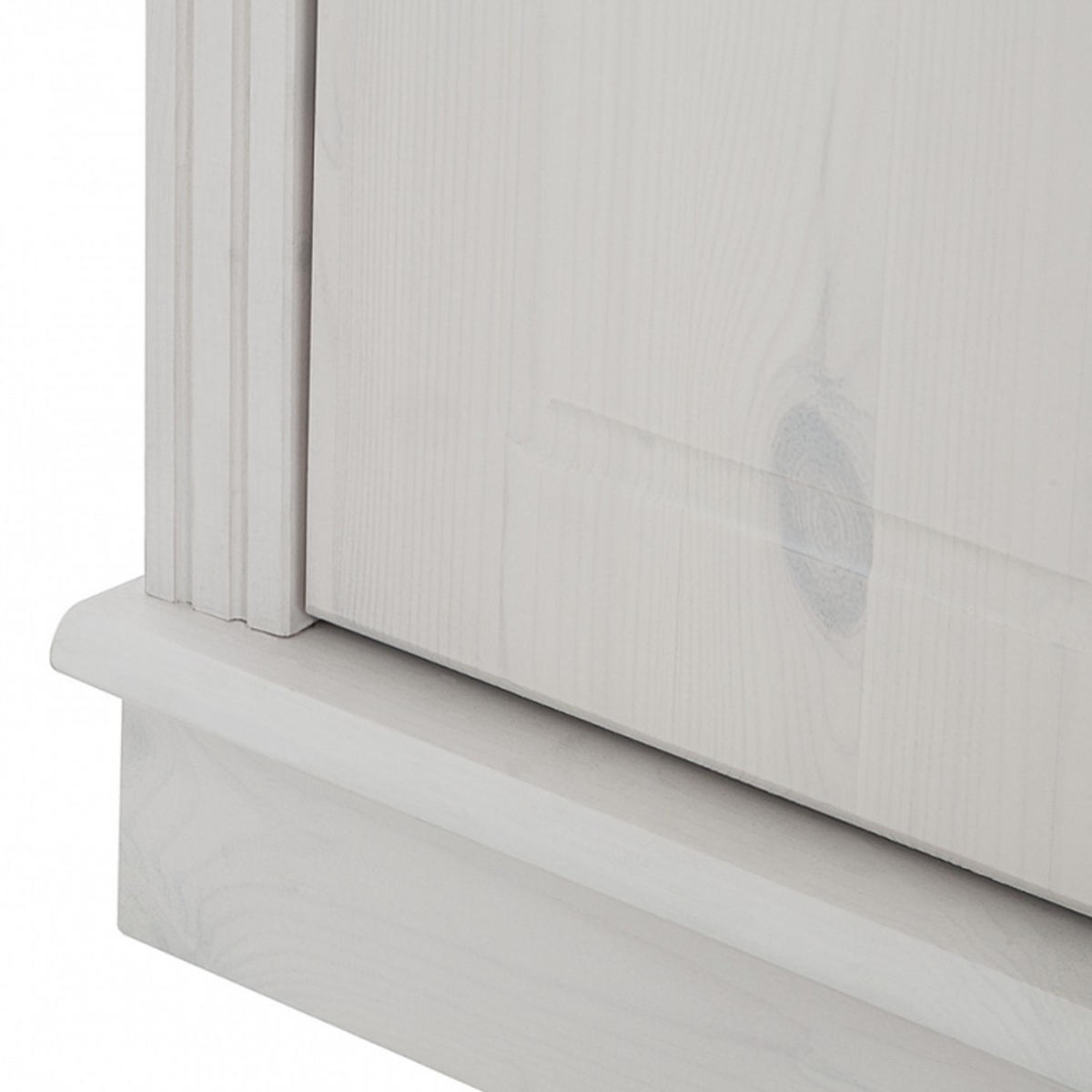 BÜCHERWAND Kiefer massiv Weiß, Honig  - Weiß/Honig, Design, Holz (74/223/37cm) - Livetastic