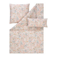 BETTWÄSCHE Atelier 155/220 cm  - Orange, Design, Textil (155/220cm) - Estella