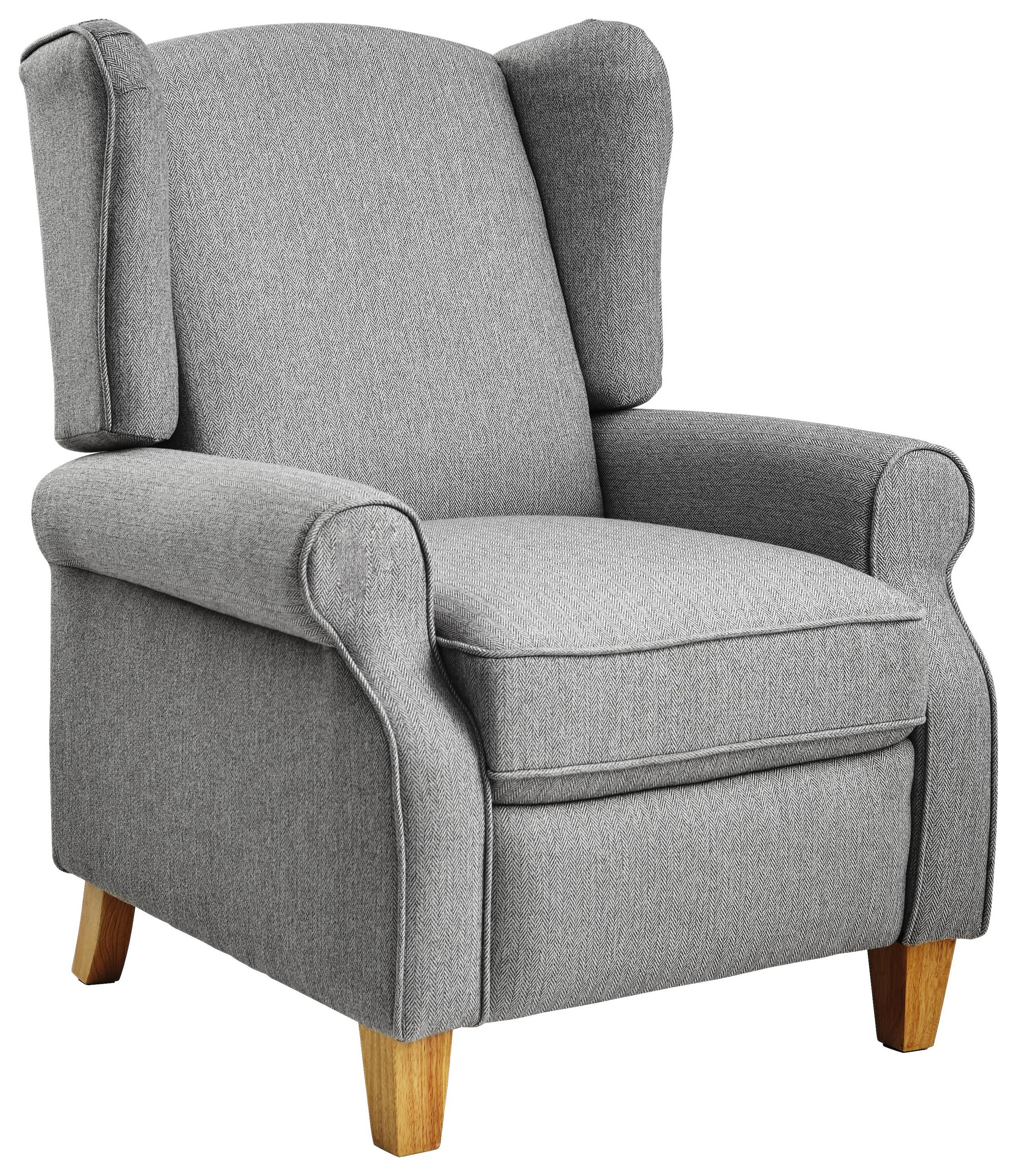 Carryhome RELAXSESSEL Webstoff - Grau - Mehrfarbig 