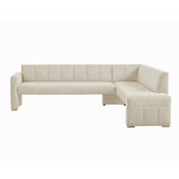 KLUPA KUTNA  boje pijeska  drvo, tekstil, drvni materijal      - boje hrasta/boje pijeska, Moderno, drvni materijal/drvo (265/199cm) - Livetastic