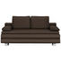 BOXSPRINGSOFA in Textil Braun - Chromfarben/Braun, Design, Textil/Metall (204/95/100cm) BOXSPRINGSOFA in Textil Braun - Chromfarben/Braun, Design, Textil/Metall (204/95/100cm)