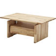 COUCHTISCH Buche vollmassiv 110/70/51-70 cm rechteckig Buchefarben  - Buchefarben, Basics, Holz (110/70/51-70cm) - Linea Natura