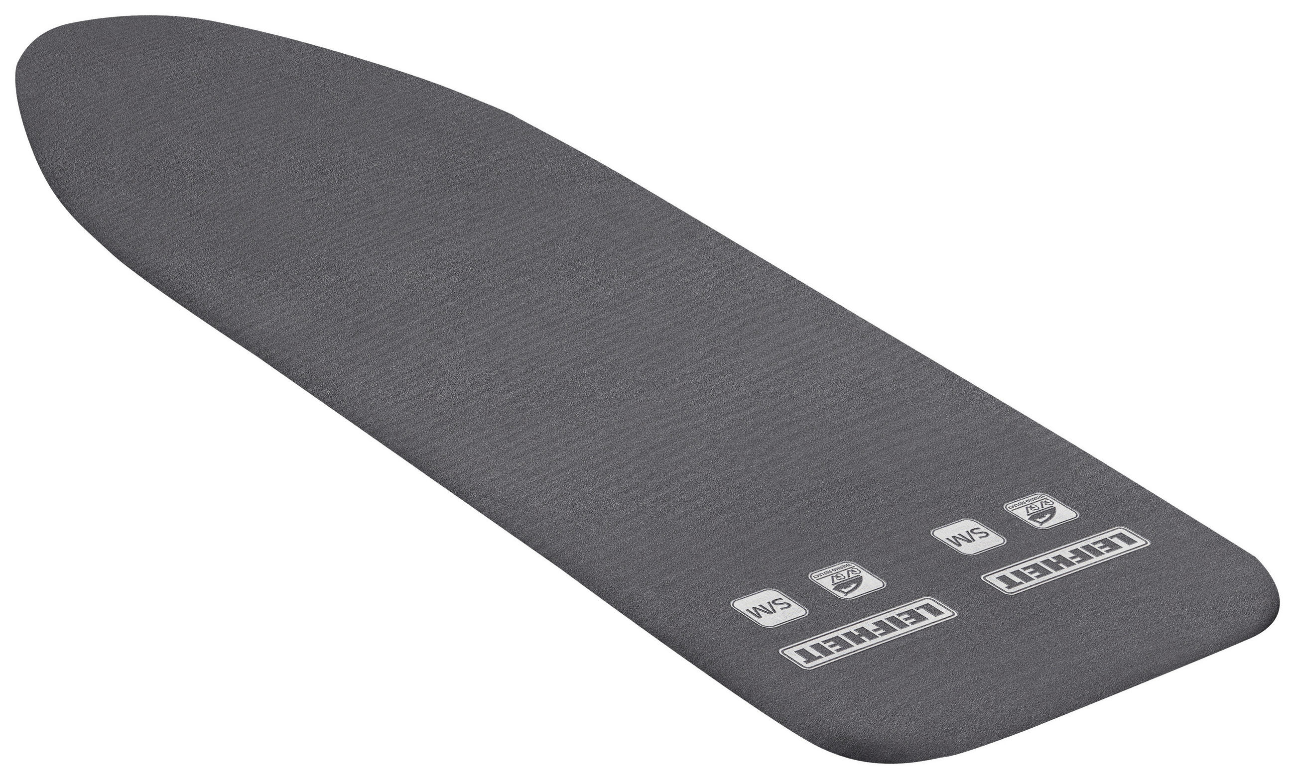 BÜGELBRETTBEZUG - Anthrazit, Basics, Kunststoff (40/125cm) - Leifheit