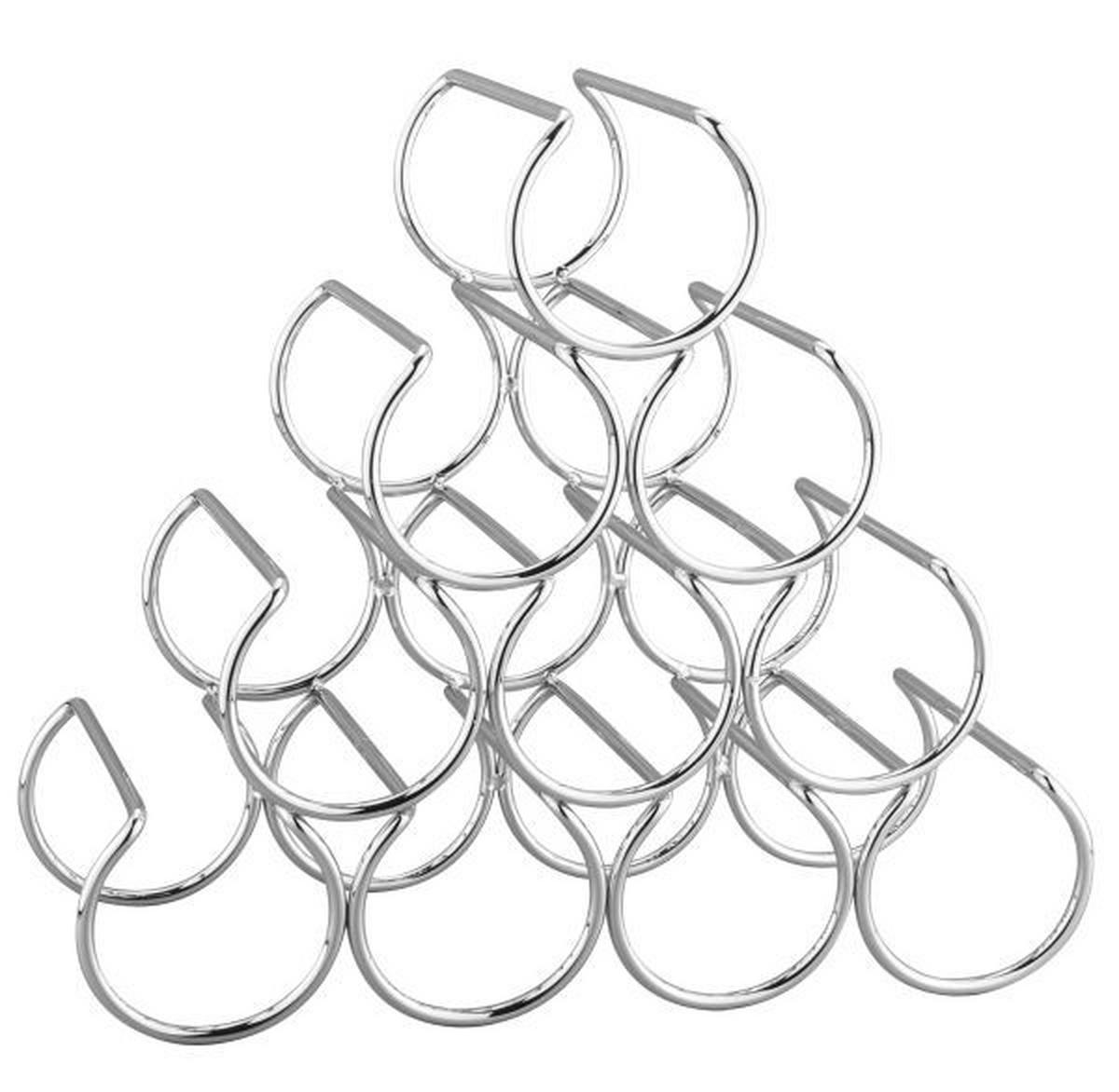 WEINREGAL Chromfarben  - Chromfarben, Basics, Metall (41/17,3/36,4cm) - Homeware Profession.