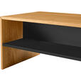 COUCHTISCH in Holz, Holzwerkstoff 90/55/42,5 cm  - Eichefarben/Schwarz, Design, Holz/Holzwerkstoff (90/55/42,5cm) - Carryhome