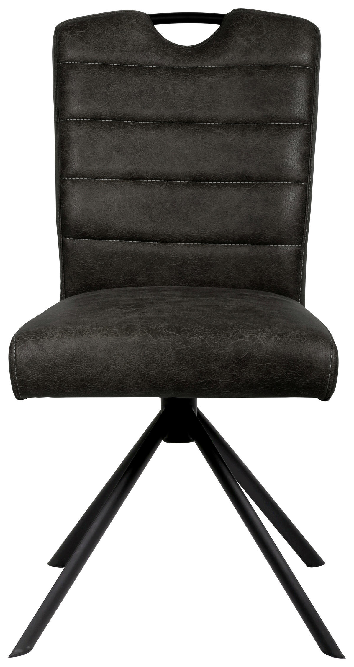 ŽIDLE, černá - černá, Design, kov/textil (46/92,5/62cm) - Ambia Home