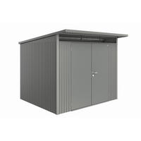 GERÄTEHAUS 260/218/260 cm  - Anthrazit, Design, Metall (260/218/260cm) - Biohort