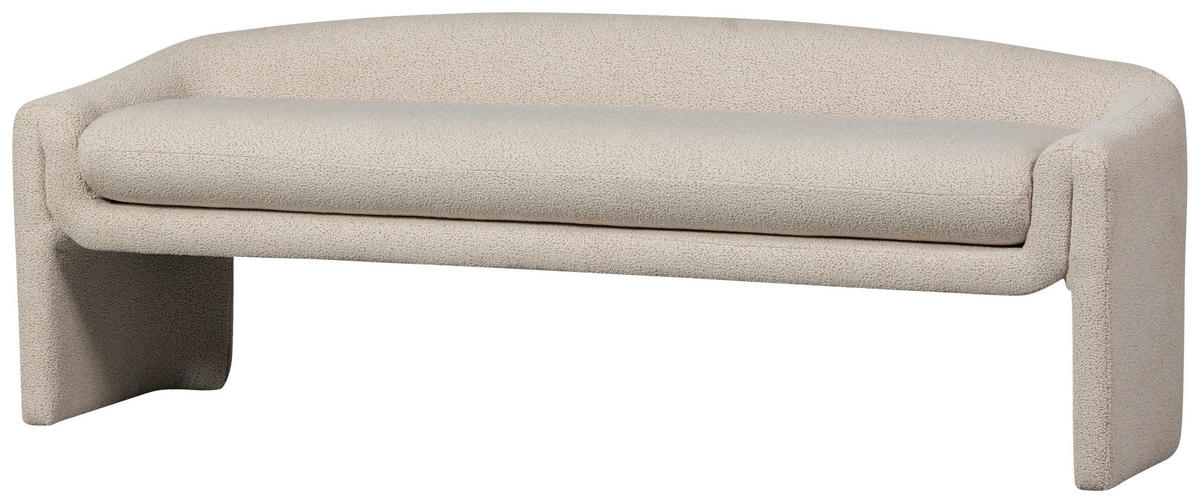 SITZBANK in Textil Beige  - Beige, Design, Textil (160/60/52cm) - Livetastic