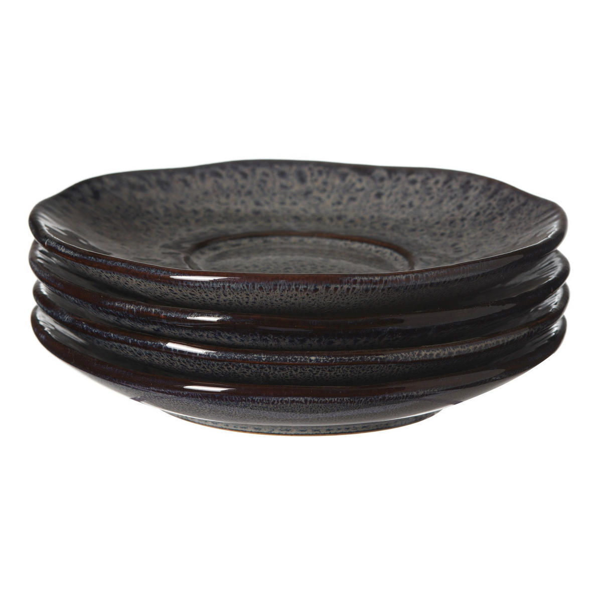 UNTERTASSENSET Matera    - Anthrazit, LIFESTYLE, Keramik (15cm) - Leonardo