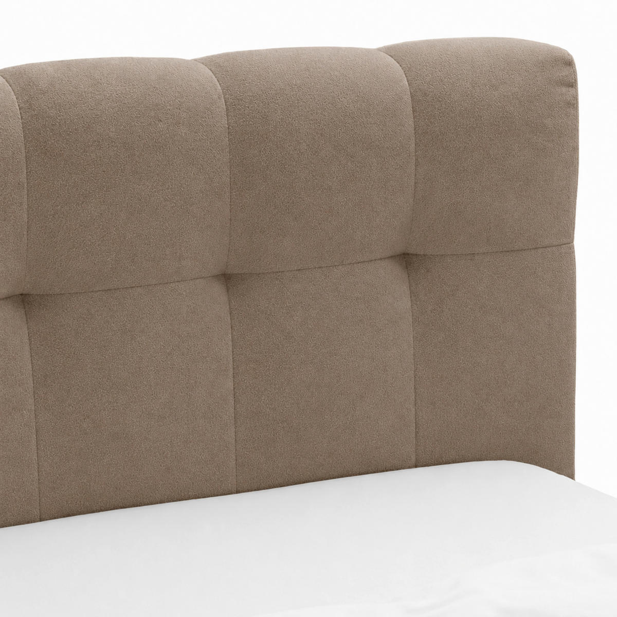 POLSTERBETT 140/200 cm,  in Braun, Lattenrost, Bettkasten,  - Eichefarben/Braun, MODERN, Holz/Textil (140/200cm) - MID.YOU