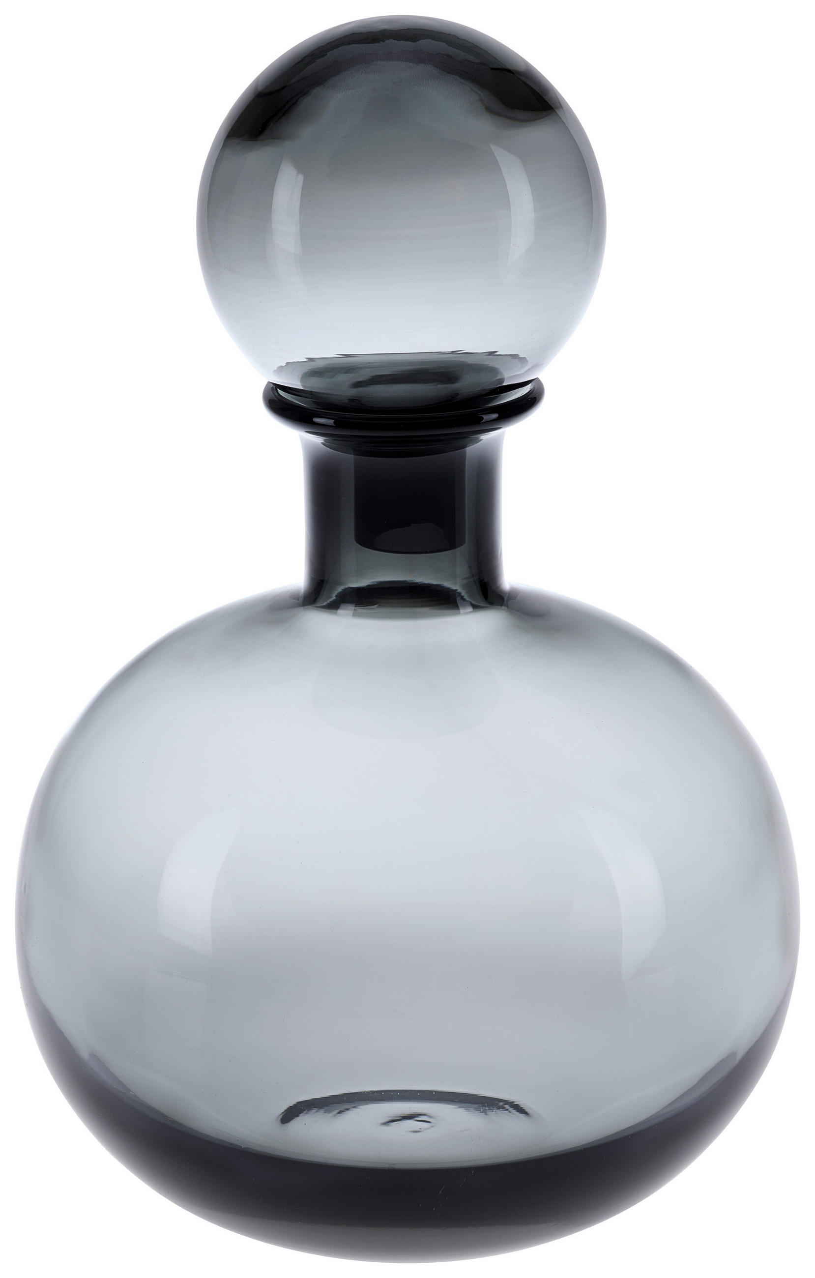 VÁZA, sklo, 26 cm - šedá, Trend, sklo (18/26cm) - Ambia Home