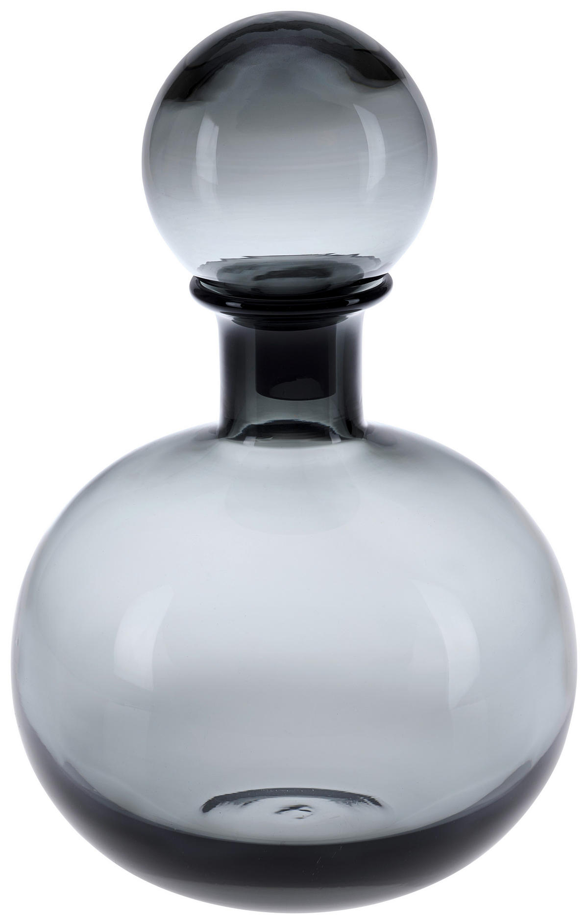 VÁZA, sklo, 26 cm - šedá, Trend, sklo (18/26cm) - Ambia Home