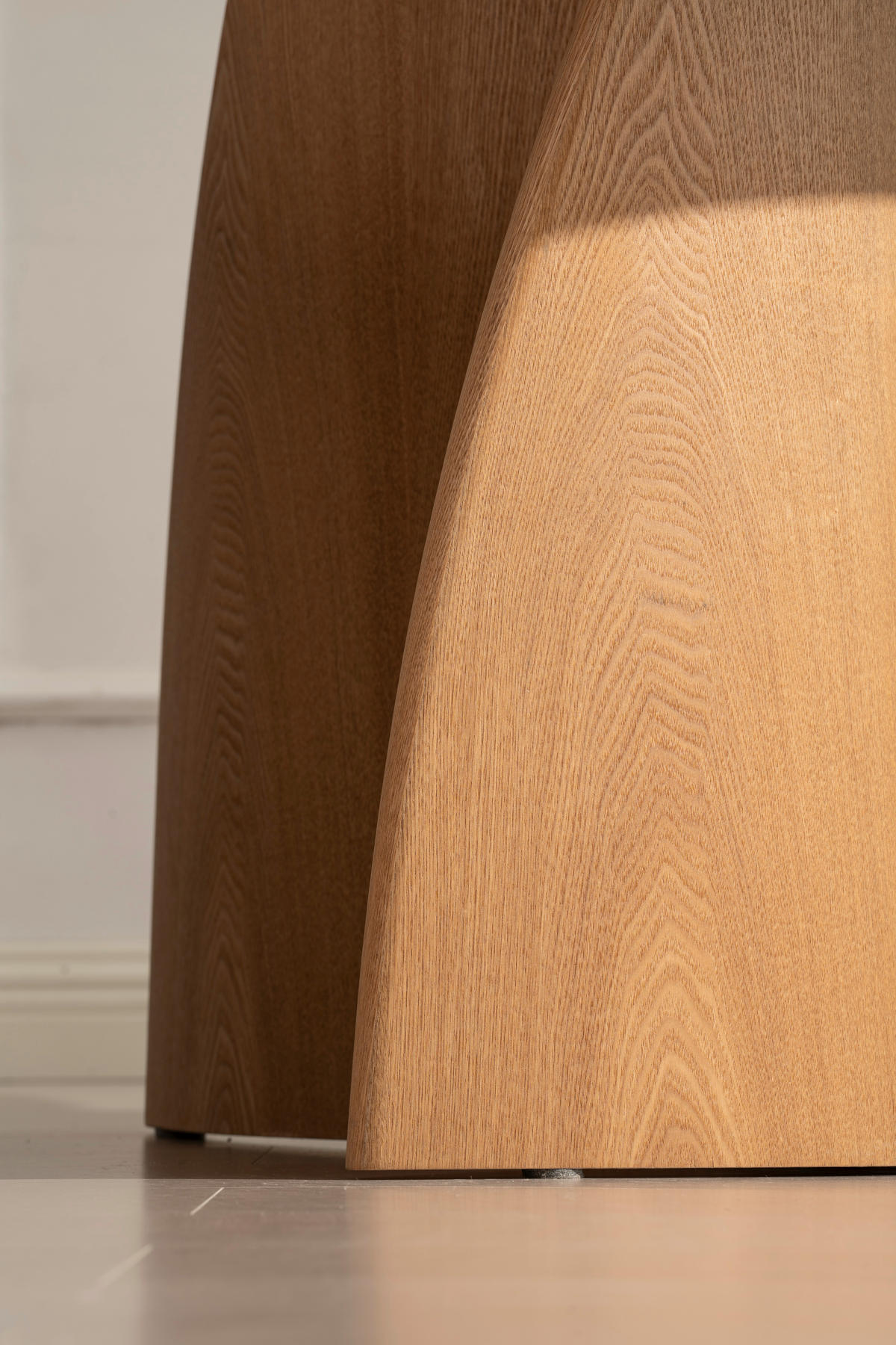 ESSTISCH Echtholz, Nachbildung  Holz, Holzwerkstoff rund Eichefarben  - Eichefarben, MODERN, Holz/Holzwerkstoff (120/75cm) - Livetastic