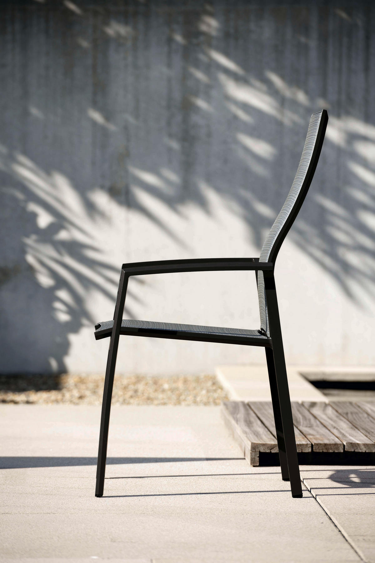 STAPELSESSEL in Metall, Textil Grau, Schwarz  - Schwarz/Grau, Design, Textil/Metall (58/109/70cm) - Stern