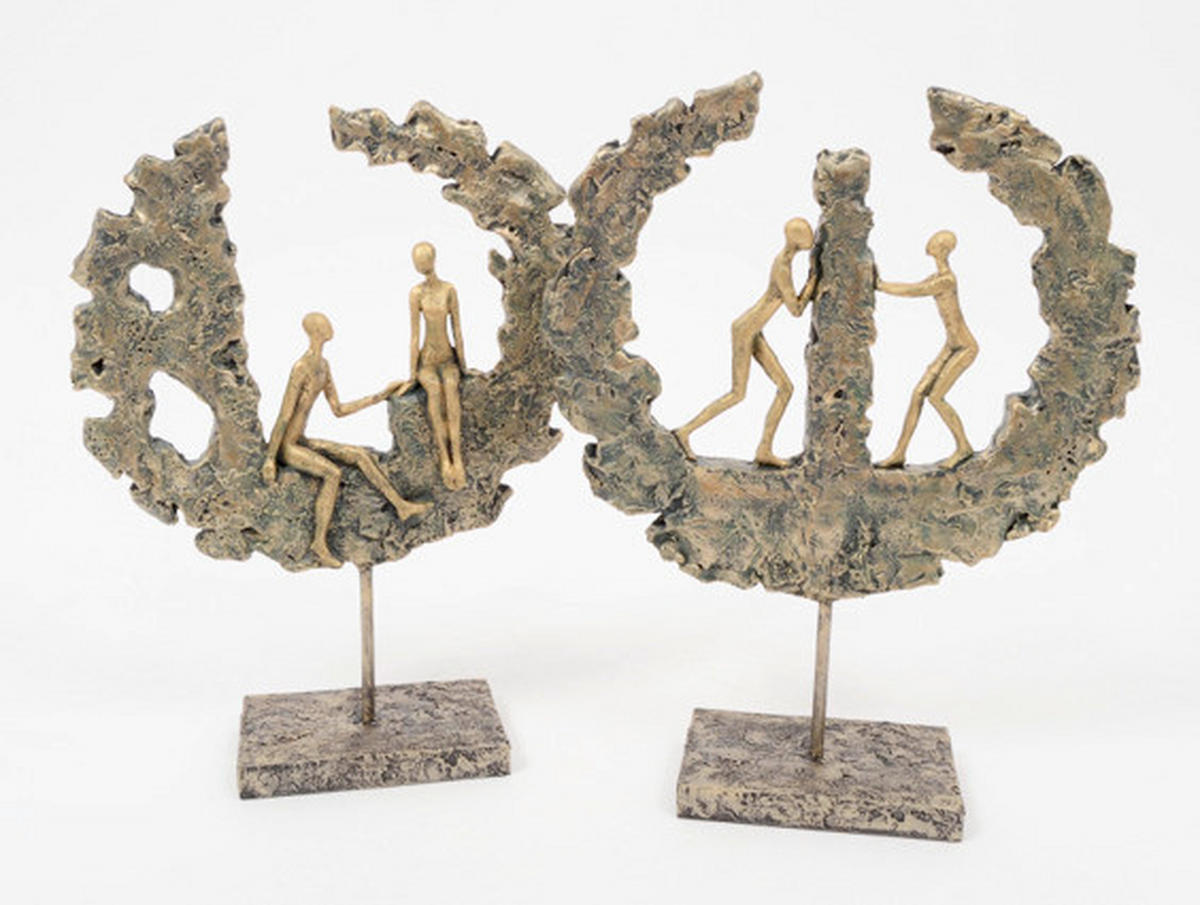 SKULPTURA - zlatne boje, Design, plastika (26/8/33cm)