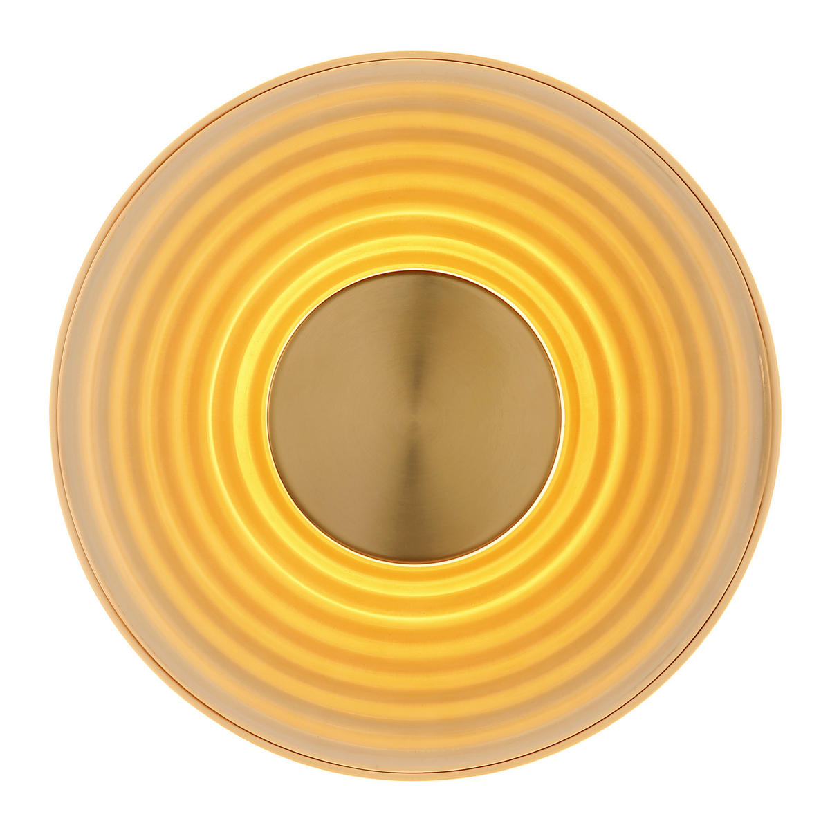 LED-WANDLEUCHTE 30/10 cm   - Messingfarben, Design, Glas/Metall (30/10cm) - Globo