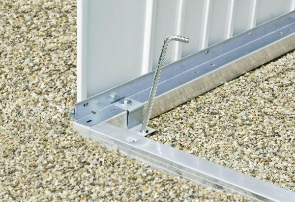 BODENRAHMEN 222/4/78 cm  - Alufarben, Design, Metall (222/4/78cm) - Biohort