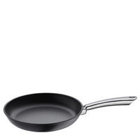 BRATPFANNE PROVENCE Emaille  - Schwarz, Basics, Metall (24/4,5cm) - KÜCHENPROFI