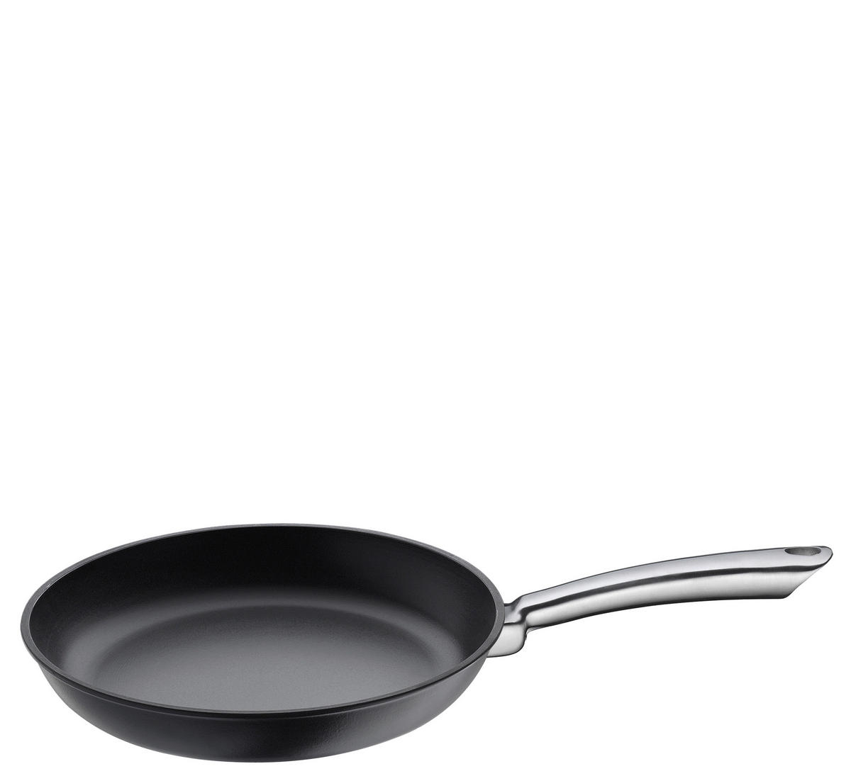 BRATPFANNE PROVENCE Emaille  - Schwarz, Basics, Metall (24/4,5cm) - KÜCHENPROFI