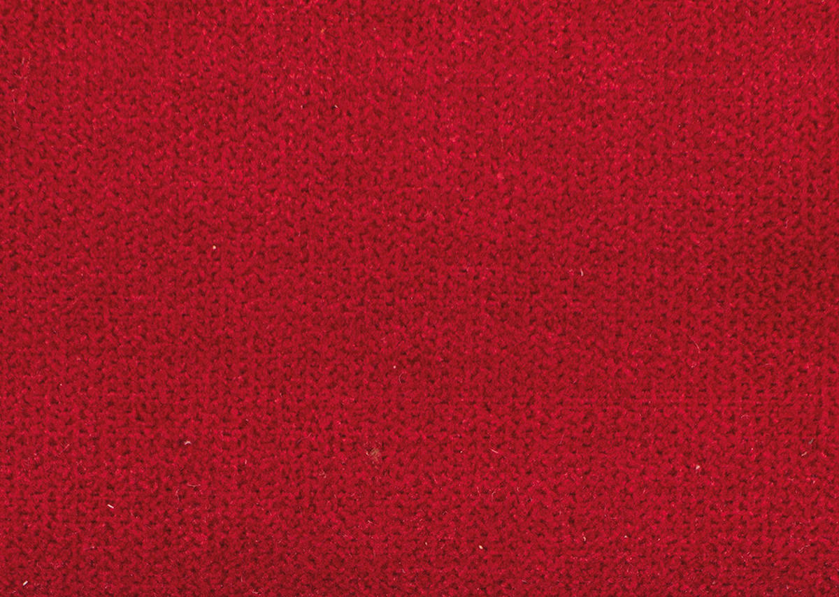 FERNSEHSESSEL in Flachgewebe Rot  - Rot/Alufarben, Konventionell, Textil/Metall (69/111/83cm) - Cantus