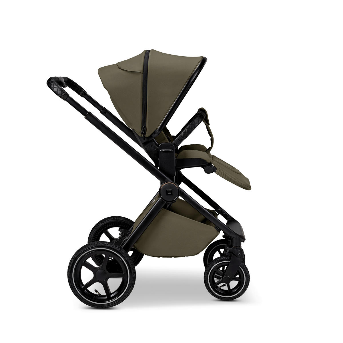 KOMBIKINDERWAGEN  Gio 2.0  Moss  - Olivgrün, Basics (84/61/114cm) - Moon