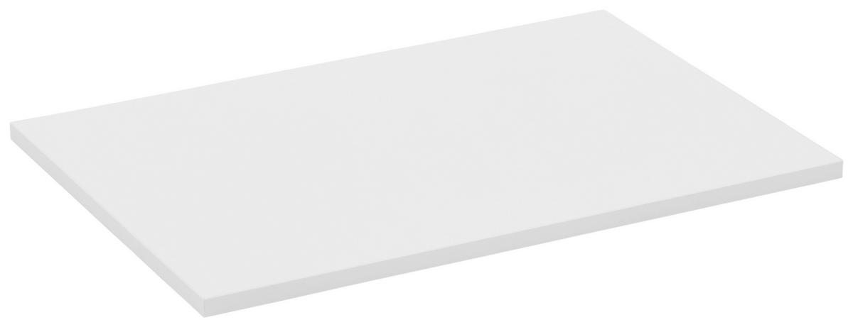 OBERPLATTE  Holzwerkstoff  Weiß  - Weiß, KONVENTIONELL, Holzwerkstoff (60/1,6/40cm) - Ti'me