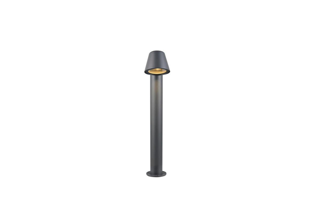 WEGELEUCHTE Beni 11.5/60/20 cm  - Klar/Anthrazit, Design, Glas/Metall (11.5/60/20cm) - Trio Leuchten