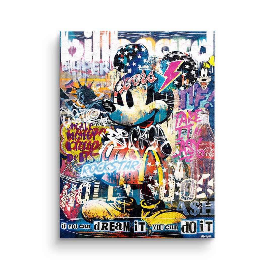 XXXLutz Leinwandbild Pop Mouse Mehrfarbig