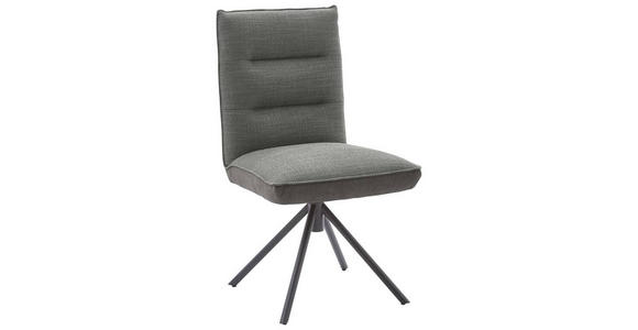 STUHL DREHBAR 360° - Schwarz/Grau, Design, Textil/Metall (49/93/59cm) - Dieter Knoll