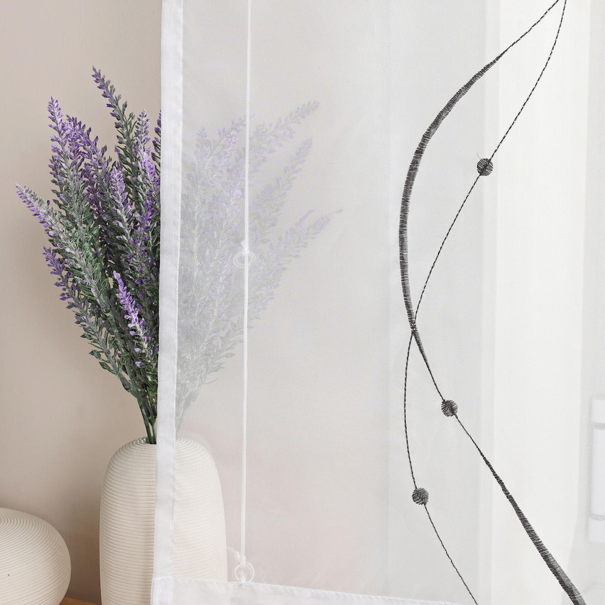 FALTROLLO  transparent  100/140 cm    - Weiß Hochglanz, Basics, Textil (100/140cm)