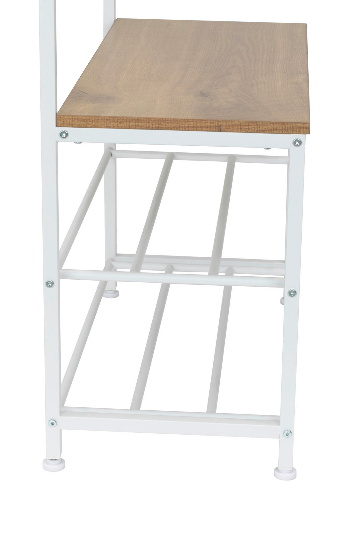 GARDEROBE  in 70/175/32.5 cm  - Naturfarben/Weiß, MODERN, Holzwerkstoff/Metall (70/175/32.5cm) - PBJ