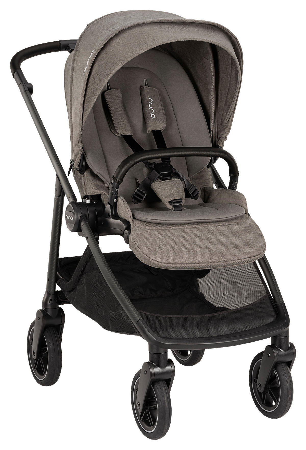 KINDERWAGEN Swiv  - Schwarz/Grau, Basics, Textil/Metall (94/54/103cm) - Nuna