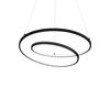 LED-HÄNGELEUCHTE 60/30/150 cm  - Schwarz, Design, Kunststoff/Metall (60/30/150cm) - Ideal Lux