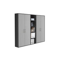 AKTENSCHRANK Anthrazit, Hellgrau  - Anthrazit/Hellgrau, MODERN, Holzwerkstoff (212,9/185,6/33cm) - MID.YOU