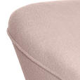2-SITZER-SOFA in Flachgewebe Rosa  - Schwarz/Rosa, KONVENTIONELL, Kunststoff/Textil (223/79/94cm) - Carryhome