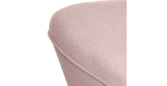 2-SITZER-SOFA in Flachgewebe Rosa  - Schwarz/Rosa, KONVENTIONELL, Kunststoff/Textil (223/79/94cm) - Carryhome
