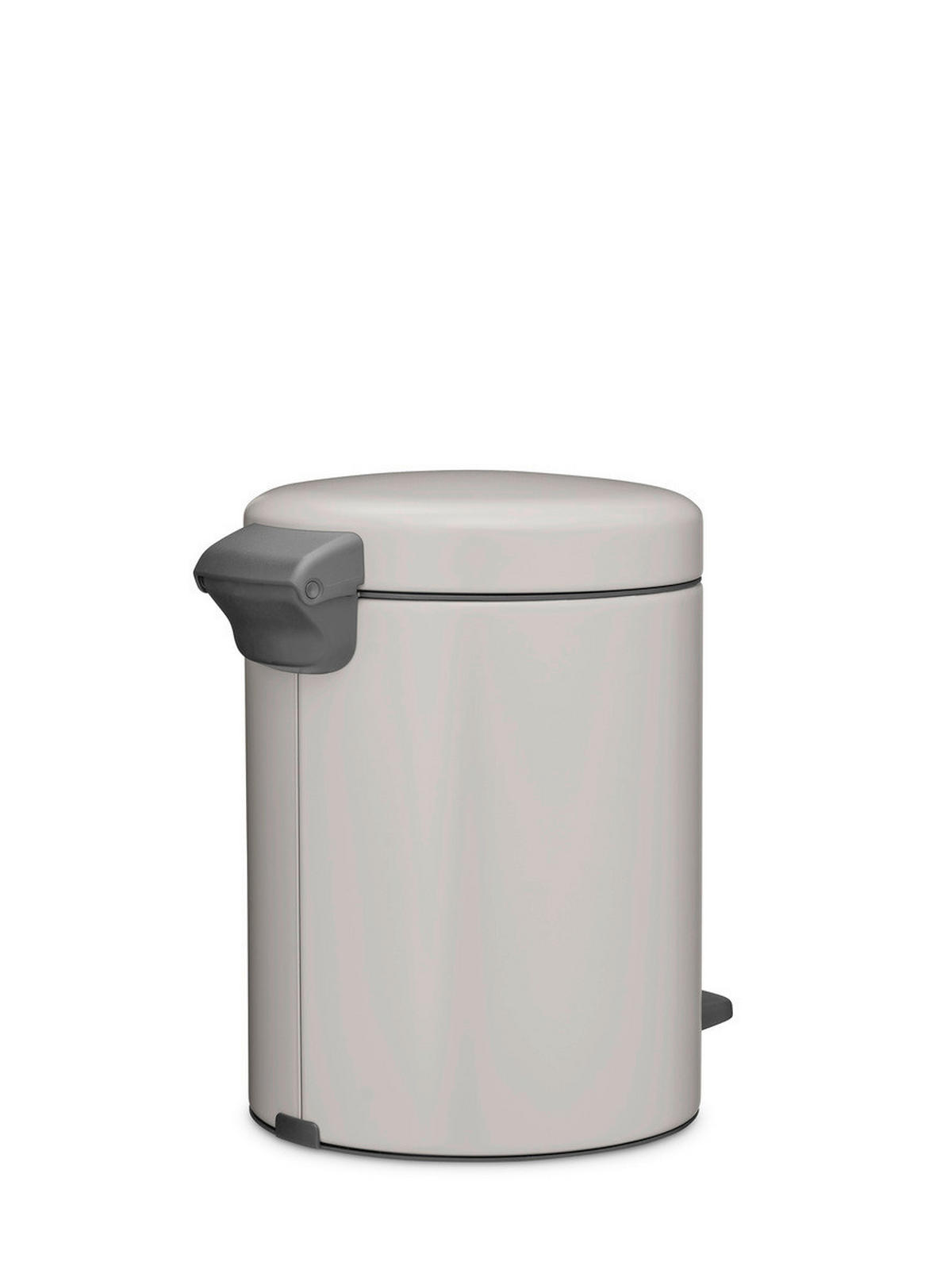 KANTA SA PAPUČICOM  5 l   - svetlosiva/antracit, Osnovno, metal/plastika (20.5/29.1/27.2cm) - Brabantia
