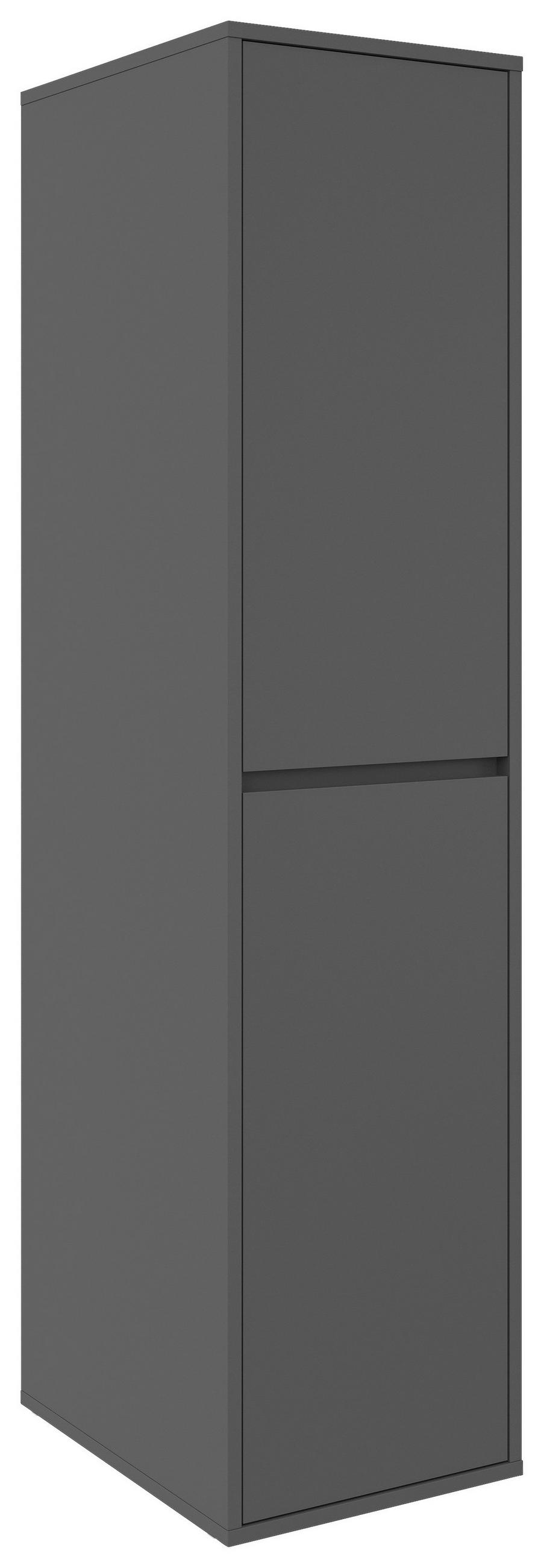 MEHRZWECKSCHRANK 50/210/67,5 cm in Anthrazit - Anthrazit, Basics, Holzwerkstoff (50/210/67,5cm) - Xora