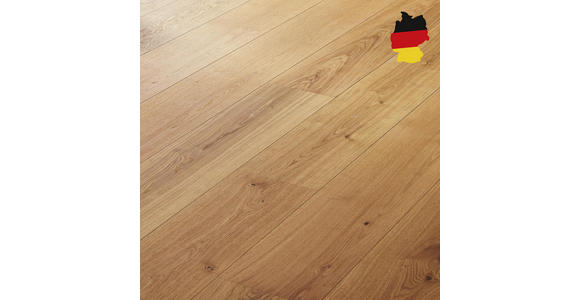 Schlossdiele Eiche lebhaft per m² - Eichefarben, KONVENTIONELL, Holzwerkstoff (240/25,5/0,13cm) - Ambiente