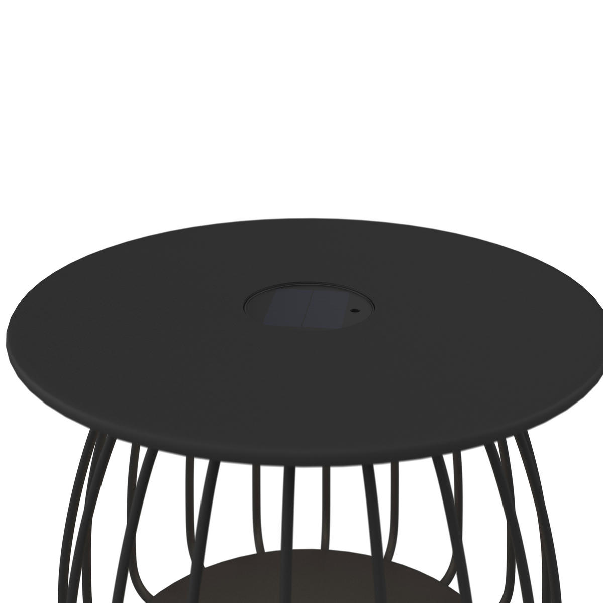 LOUNGETISCH 60/60/39 cm Metall  - Schwarz, Design, Metall (60/60/39cm) - Ambia Garden
