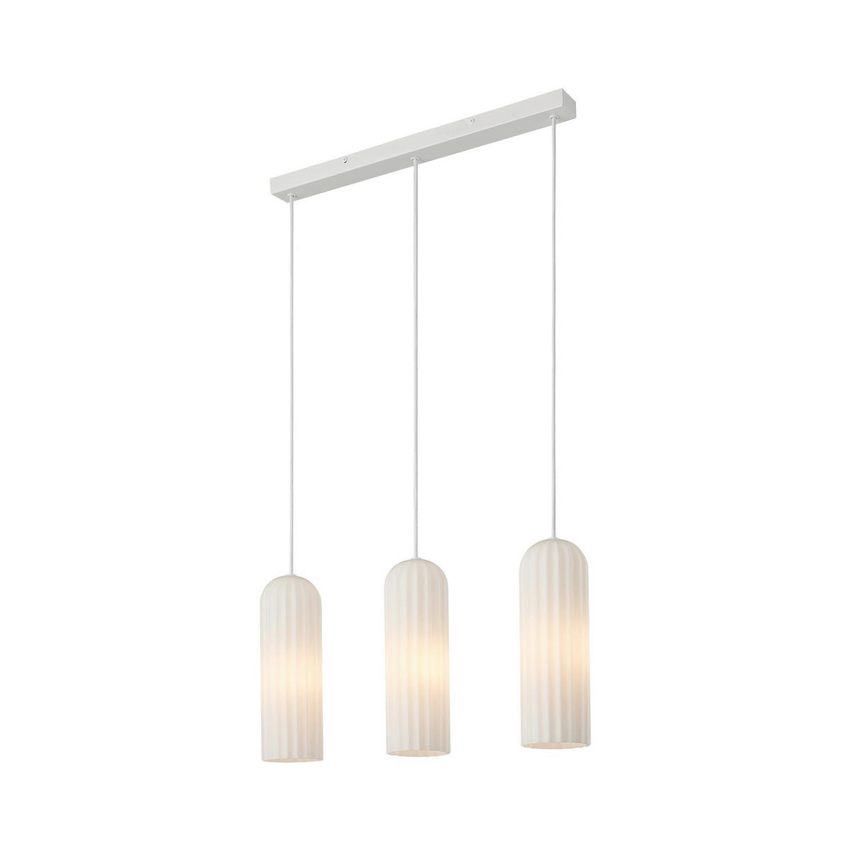 PENDELLEUCHTE 52/30 cm   - Alabasterfarben, Design, Glas (52/30cm) - Nordlux